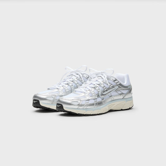 Nike P-6000 - White / Metallic Silver / Blue Tint / Sail