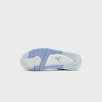 Jordan WMNS Air Jordan 4 Retro - White / Aluminum / Blue Tint / Oil Green