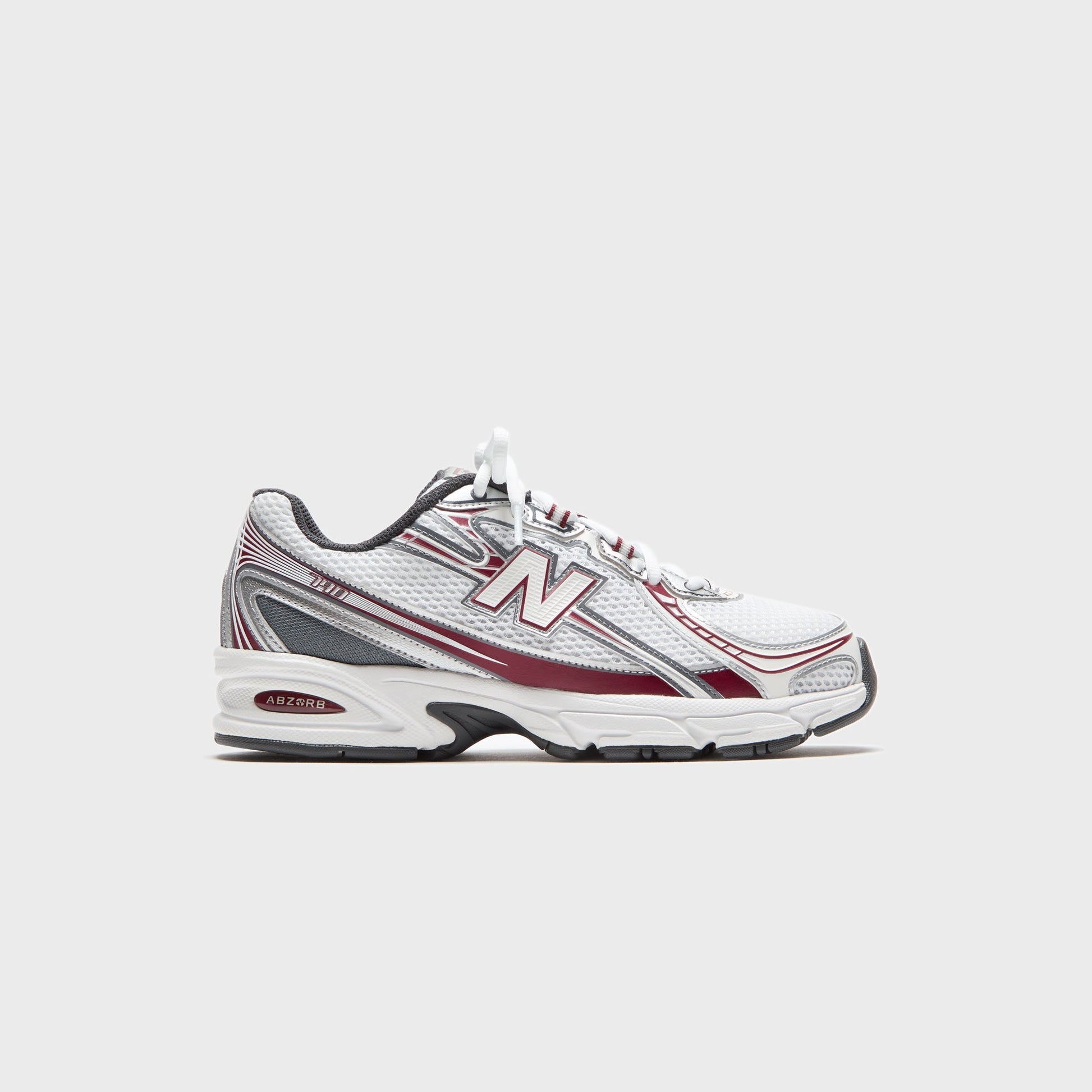 New Balance 740 - White / Mercury Red