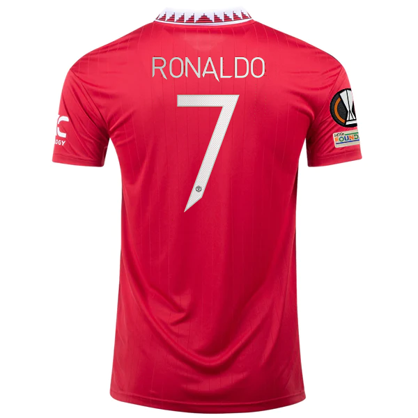 adidas Manchester United Cristiano Ronaldo Home Jersey w/ Europa League Patches