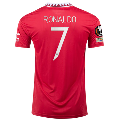 adidas Manchester United Cristiano Ronaldo Home Jersey w/ Europa League Patches